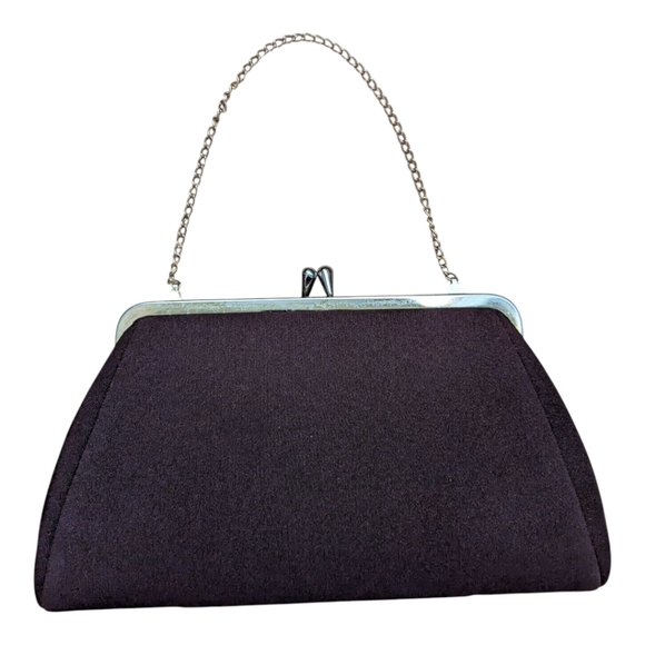 La Parisienne Purse Clutch Evening Bag Retro 50s Brown Gold - Picture 4 of 8